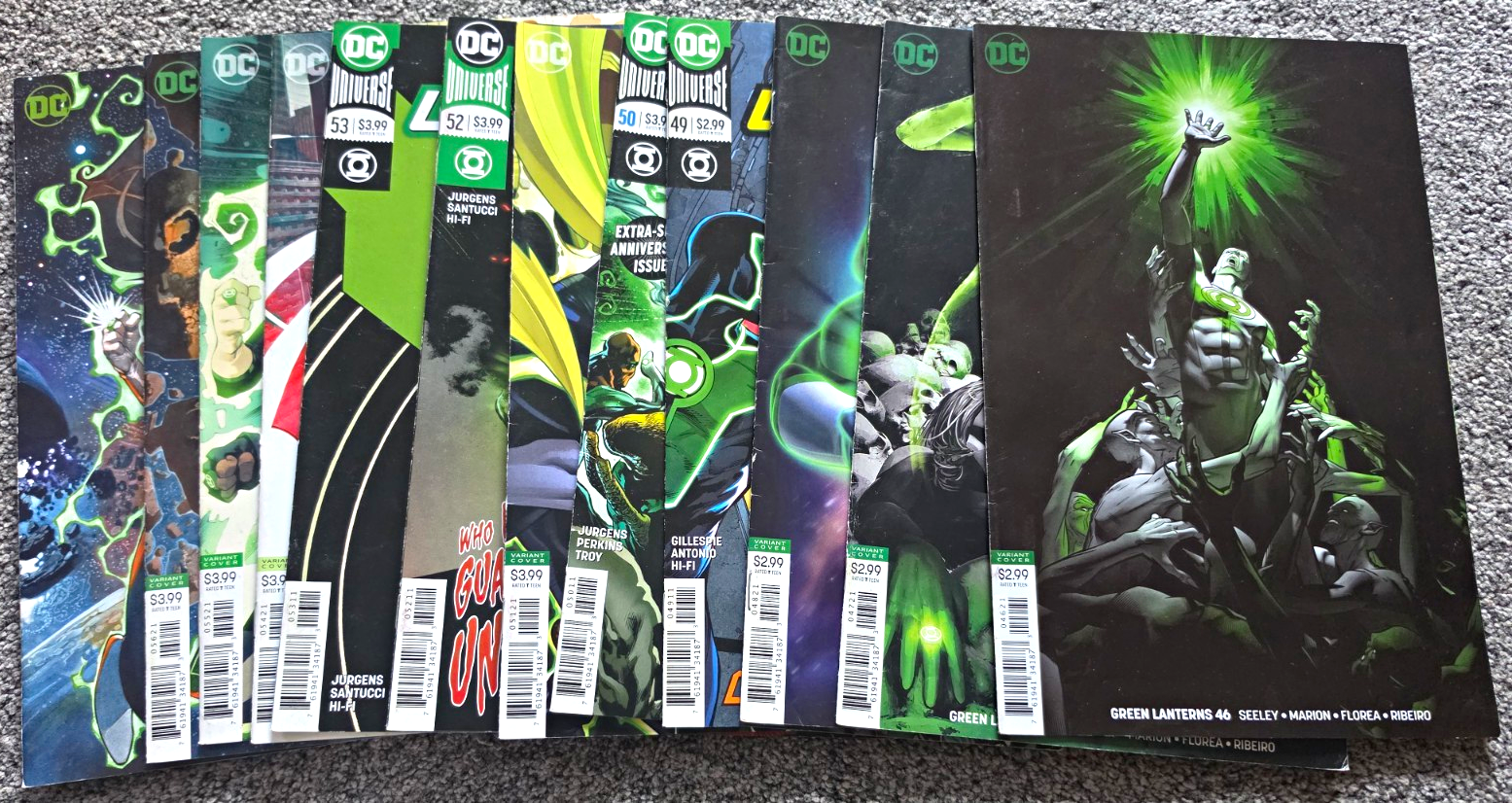 DC Comics Green Lanterns 2018! #46,47,48,51,54,55,56 Variant Covers!