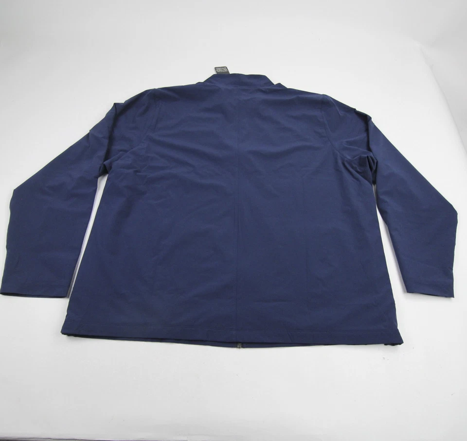 Chaqueta Michigan Wolverines Air Jordan para hombre azul marino/gris oscuro nueva Foto 2 de 4