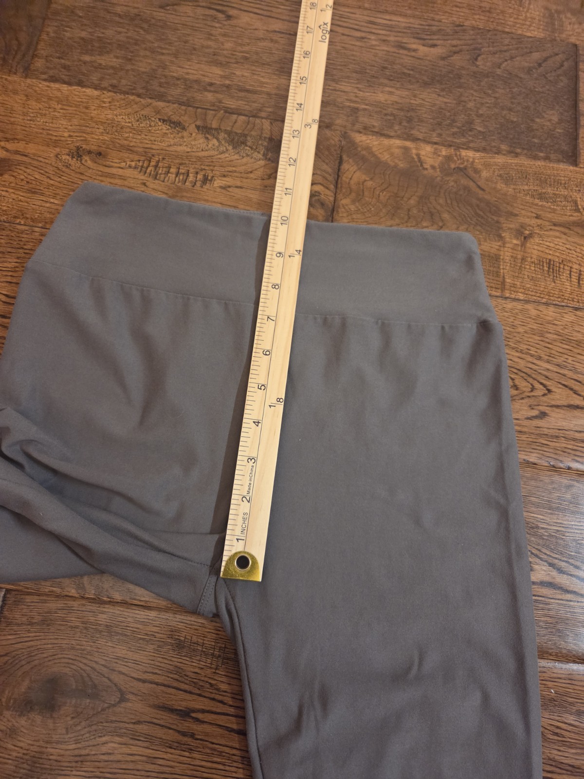 LuLaRoe Original Buttery Soft Solid Gray Leggings… - image 7