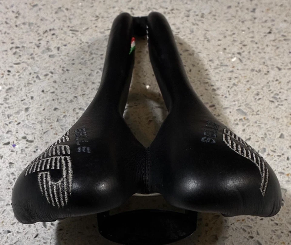 Cubierta de cuero para silla de montar Selle SMP Lite Junior hecha en Italia Foto 4 de 4