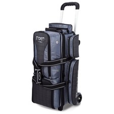 Storm 3 Ball Rolling Thunder Bowling Bag - Charcoal Plaid/Gray/Black