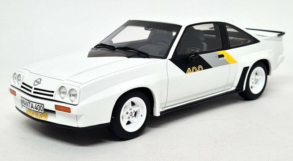 Otto 1/18 - Opel Manta B 400 White 1982 Resin Scale Model Car - Image 4 of 4