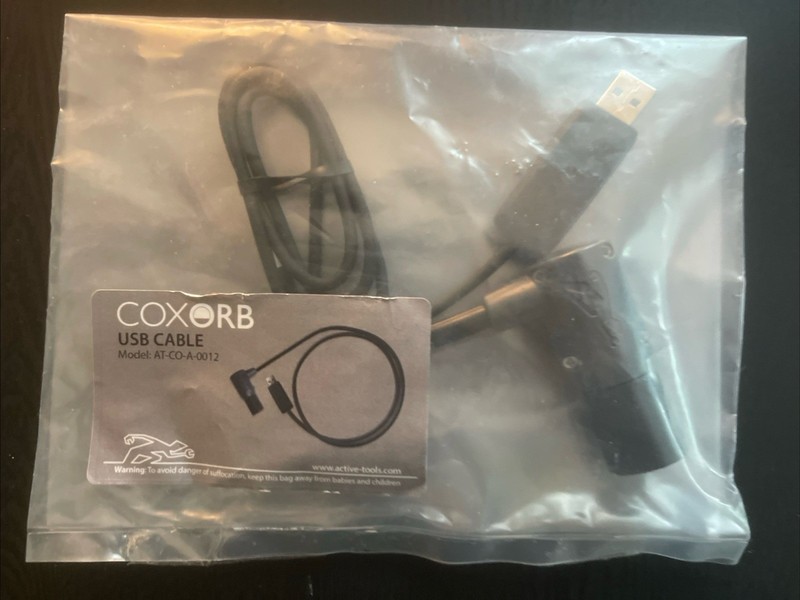 AT-CO-A-0012 USB Cable For Active-tools CoxOrb Models Tungsten & Platinum (NIB)