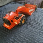 💥 Orange Tonka Scraper Pressed Steel 70s Construction Truck Earth Mover 28” 💥