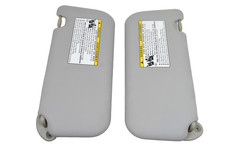 2016 Scion Im Left Right Side Sun Visor Pair Set Gray Vinyl Oem