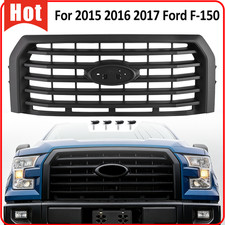 For Ford F150 F-150 2015-2017 Matte Black Front Bumper Upper Grille Hood Grill For Ford F150 F-150 2015-2017 Matte Black Front Bumper Upper Grille Hood Grill