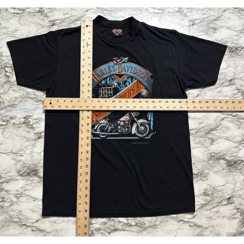 Harley Davidson 3D Emblem Men's Shirt Size XL USA Made Single Stitch VTG 1992 by Harley-Davidson, Size XL, $151 - Photo 7
