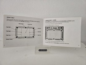 Nintendo NES Side Pocket Original Instruction Manual English NES-PK-AUS