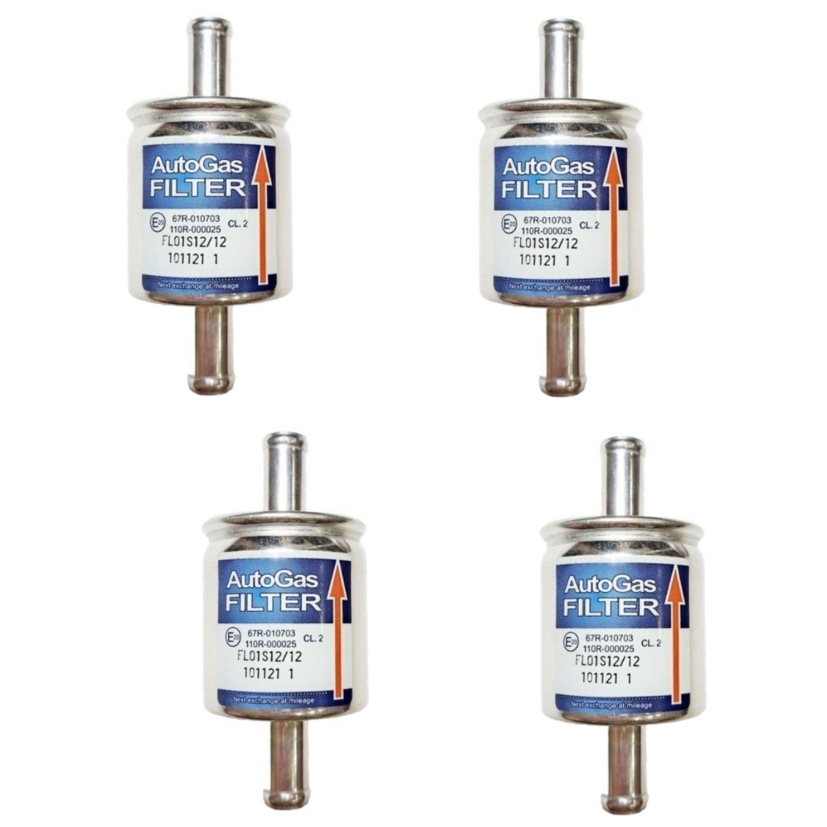 4 x 12mm LPG GPL GAS filter for kme stag omvl lpgtech, BRC