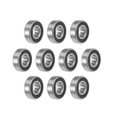 6203-2RS Deep Groove Ball Bearing Z2 17x40x12mm Double Sealed Carbon Steel 10pcs