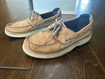 Sperry Top Sider Leather Boat Shoes, Boys 4M YB46122A
