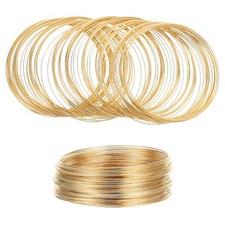 100 Loop Schmuckdraht, Memorydraht Zur Schmuckherstellung Armbänder Perlend7705