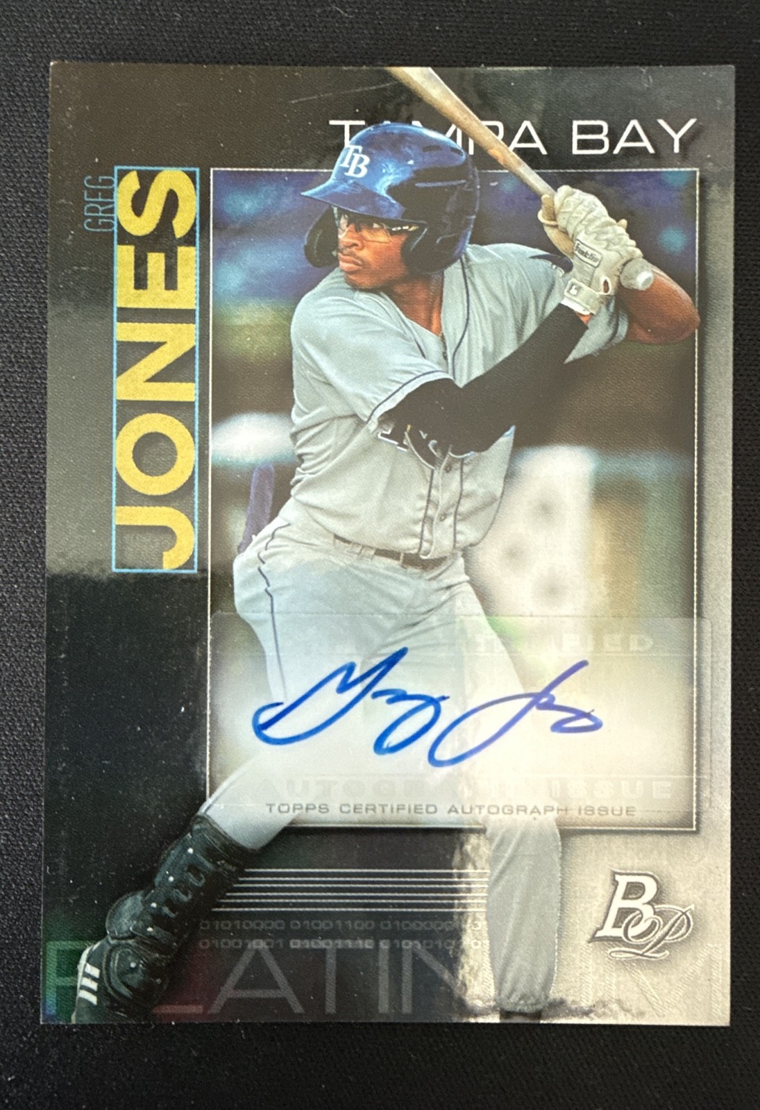 2020 Bowman Platinum - Wal-Mart Top Prospects Greg Jones #TOP-53 Autographs (AU,