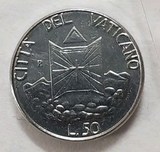 1990 VATICAN CITY 50 LIRE Coin