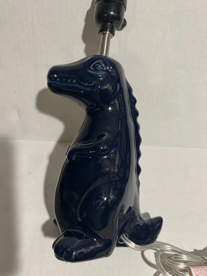 Lámpara de luz nocturna azul T-Rex, luz de mesa auxiliar, habitación de niño, probada, sin pantalla #A111 Foto 2 de 4