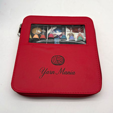 Yarn Mania Crochet Light Crochet Hook Set with Red Zipper Case