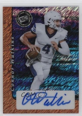 2024 Leaf Metal Collective Orange Shimmer /10 Connor Watkins #20A-CW3 Auto 13u1