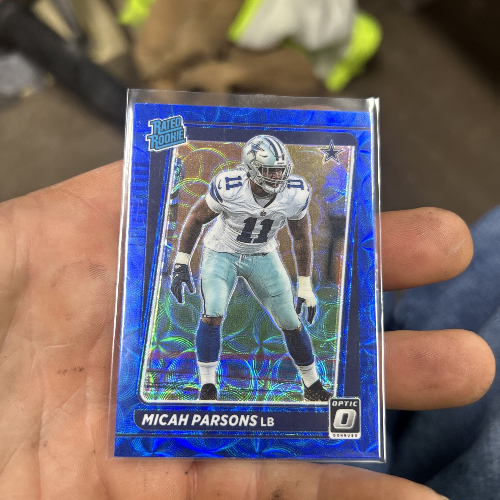 Micah Parsons - 2021 Donruss Optic Rated Rookie #245 Blue Scope (RC)
