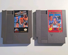 NES LOT: Tag Team Wrestling + WWF WrestleMania Challenge Data East NTSC-U/C