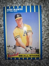 1988 Fleer Baseball All Stars - Mark McGwire #25
