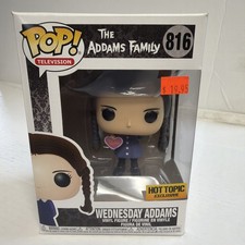 Funko Pop Vinyl  The Addams Family Wednesday Adams Hot Topic  Exclusive 816 NEW