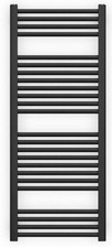 deline towel rail matt black 1226x500mm