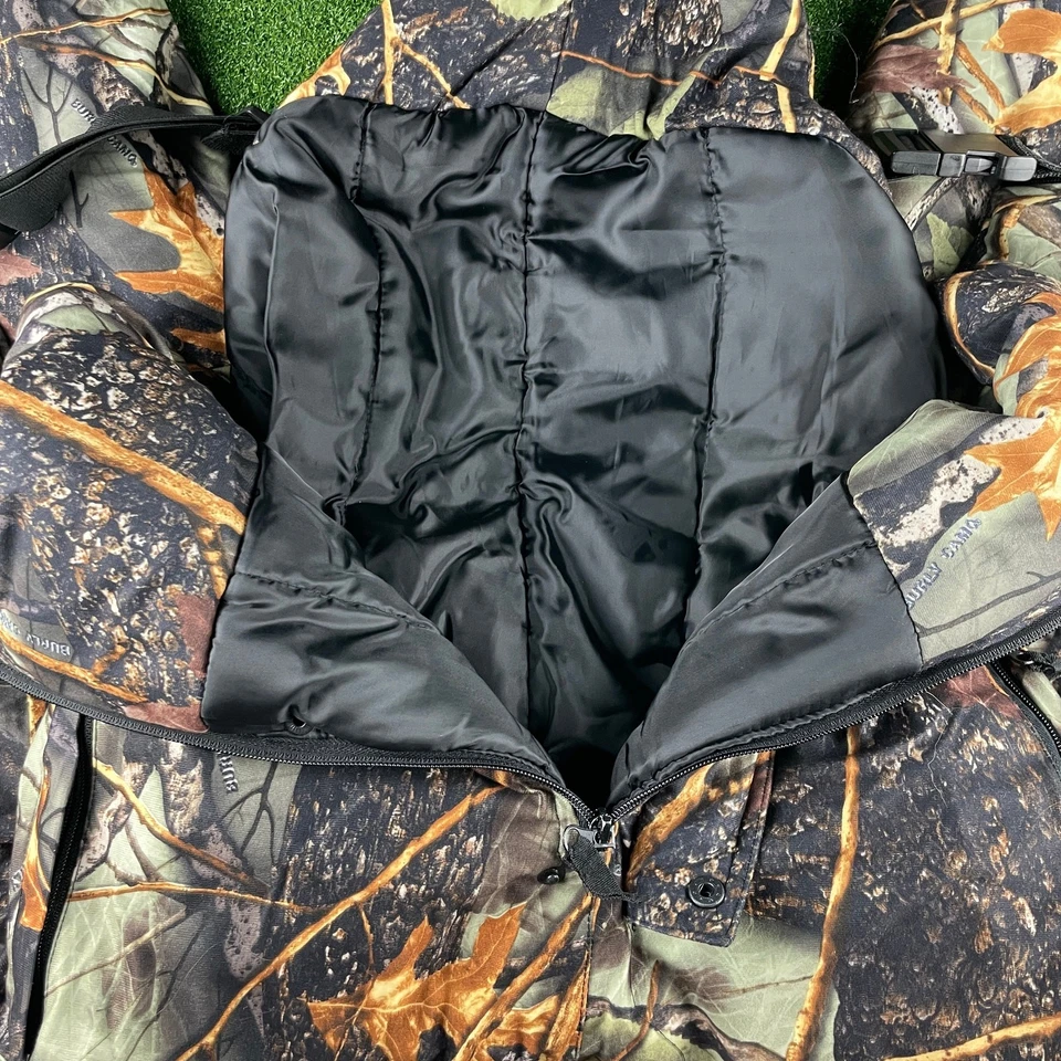 Vintage WFS Element Gear Insulated Waterproof Camo Bib Overalls Sz XL - Image 4 of 4