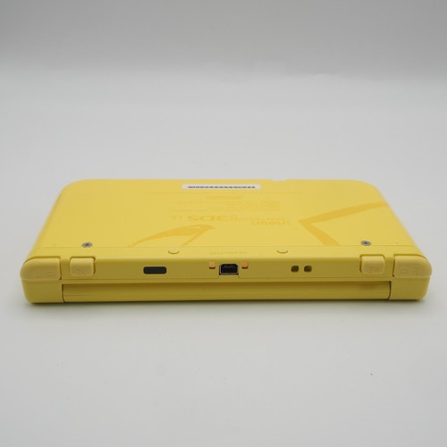 Nintendo New 3DS LL XL Console Pikachu Yellow Pokemon Japan Limited w/Charger - Picture 21 of 24