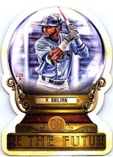2022 Topps Gypsy Queen #CG-3 Vidal Brujan Crystal Gazing Die Cut Tampa Bay Rays