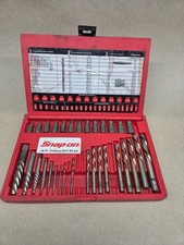 Snap-on 35 Pc. Extractordrill Bit Set Exd35 Missing 4 Drill Bits