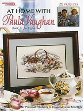 AT HOME WITH PAULA (LEISURE ARTS #3084) By Paula Vaughan