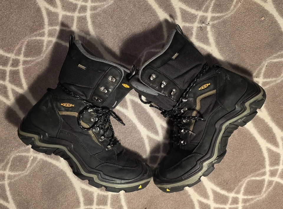 Botas de senderismo impermeables Keen Durand Polar Shell para hombre talla 12-40 clasificación F Foto 3 de 4