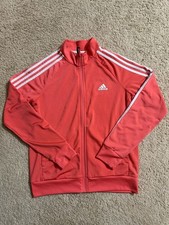 adidas Women's Primegreen Essentials Warm-Up Slim 3-Stripes Track Jacket in Semi