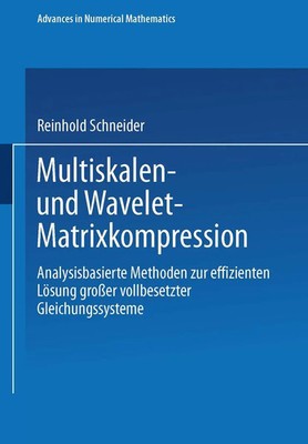 Multiskalen- und Wavelet-Matrixkompression Reinhold Schneider Taschenbuch 246 S.