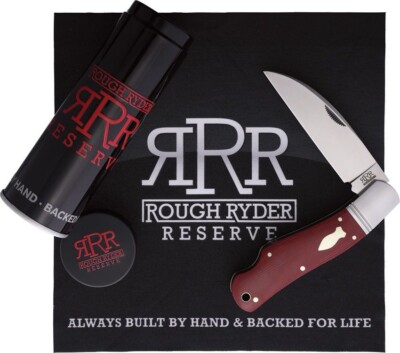 RRR041 Rough Ryder Reserve Shapeshifter D2 Steel Blade Red Micarta Handle Collec