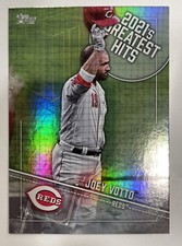 Joey Votto 2022 Topps Series 1 2021's Greatest Hits Foil Insert Cincinnati Reds