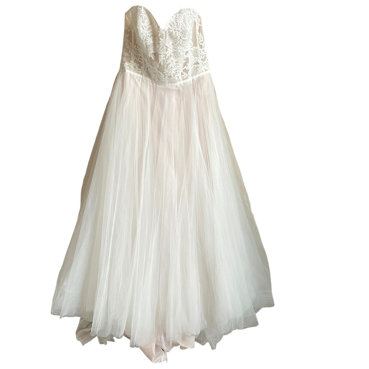 BHLDN Watters Wtoo Clarinda Gown Style 15721R Ivory Blush Size 15 Wedding  Bridal