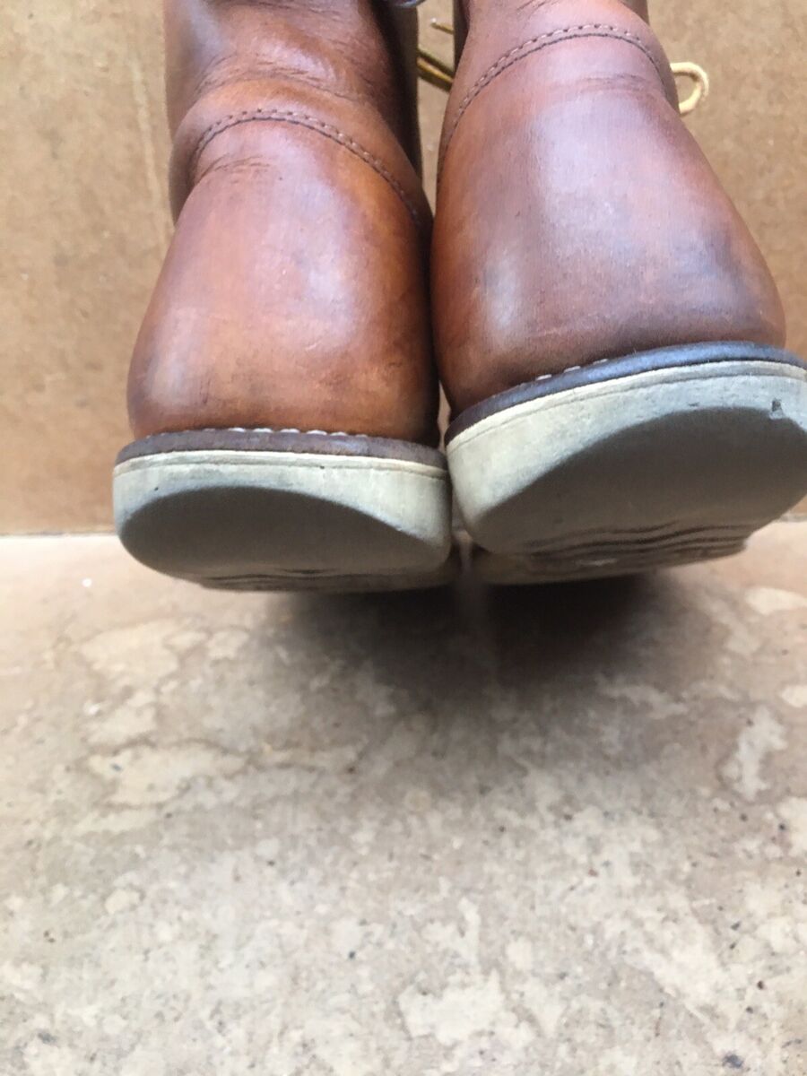 Red Wings 9111 Classic Round Toe Brown Leather Boots USA 7 D Red Wings 9111 Classic Round Toe Brown Leather Boots USA 7 D