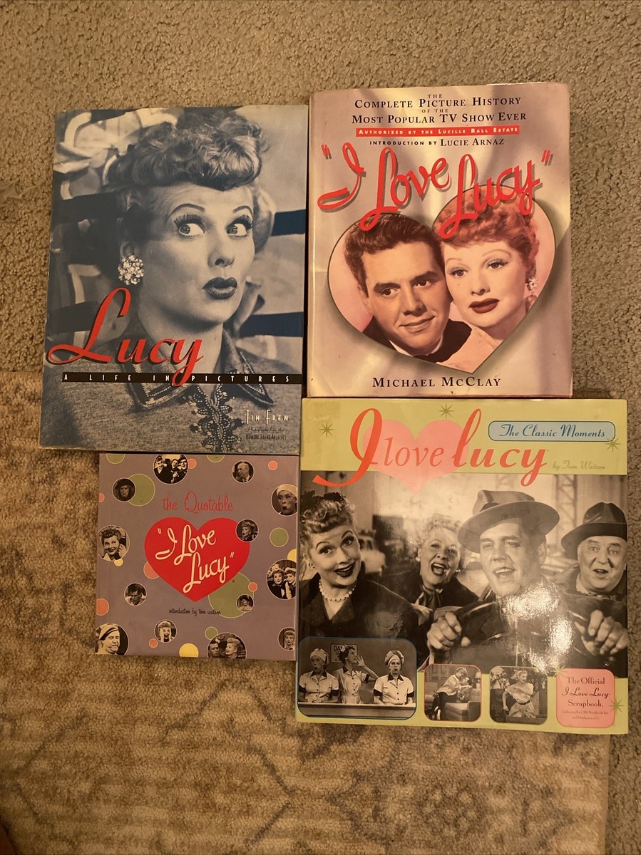 I Love Lucy Book Collection-Lucy-I Love Lucy 4 Books That Detail