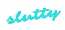 Slutty Temporary Tattoo