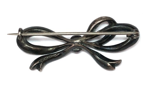 Antique Victorian Knoll & Pregizer Sterling Silver & Old Mine Cut Paste Brooch - Picture 7 of 12