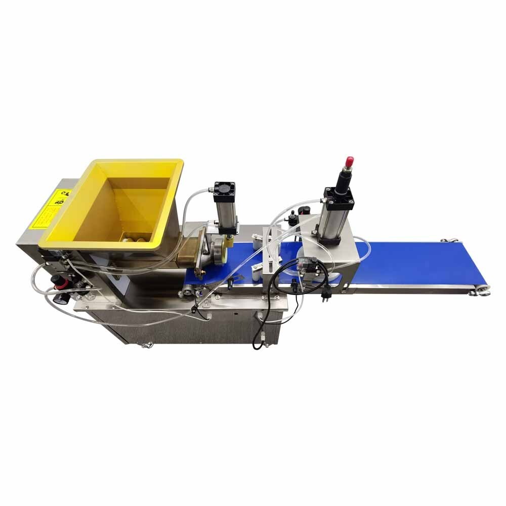 Pneumatic Dough Dividing Machine 2 in1 Dough Cutter& Dough Sheeter 10-300g 7.09"