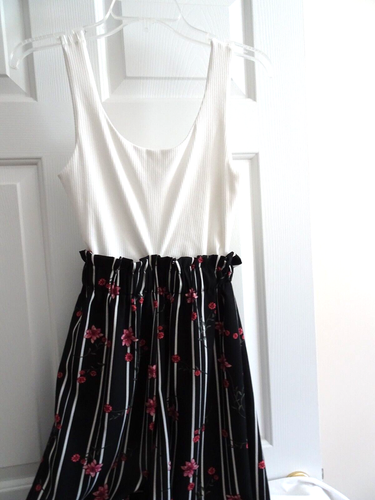 Rolla Coster Jumpsuit/Romper One Piece Size XXS-NWT-Black/Pink Print-Wide Legs - 第 1/12 張圖片