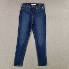 Levi's 721 High Rise Skinny Ankle Size 28 Jeans Quality Denim Stretch Current