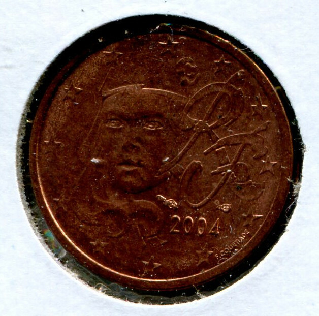 Foreign Coin - France - Two Euro Cents 2004 | eBay