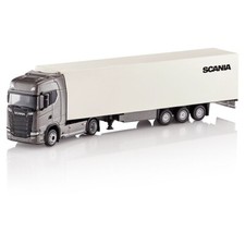 VERY RARE SCANIA S730 V8 4x2 2018 ARTIC FRIDGE TRAILER 1:87 TEKNO (DEALER MODEL)