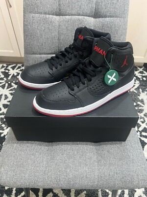Size 11.5 - Jordan Access Black Gym Red New with box 