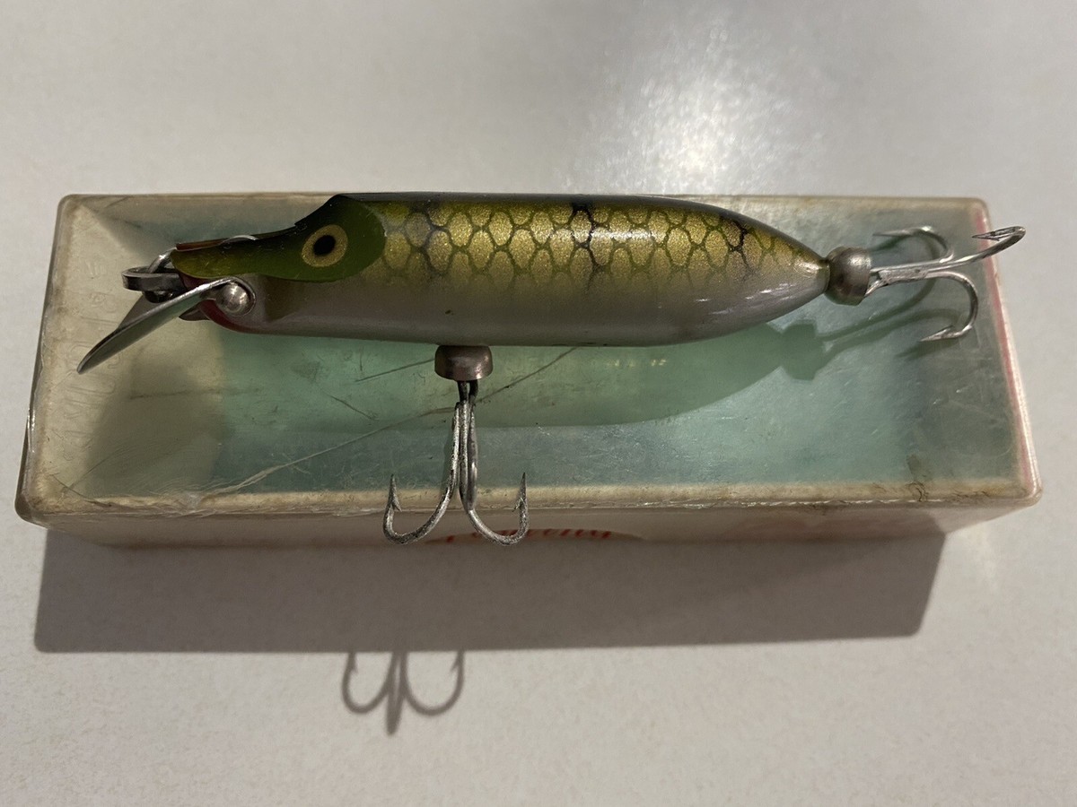 Ancien Leurre De Pêche Abu Garcia Sweden Hi-Lo Vintage – Boîte D'origine Incluse #7704