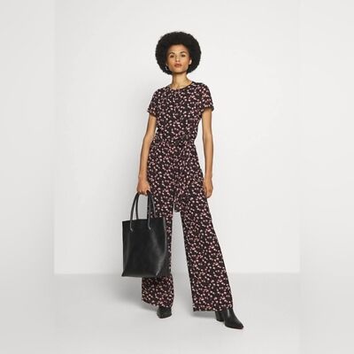 MICHAEL Michael Kors Mini Rose Georgette Jumpsuit Size Floral