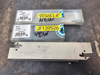 Ingersoll 1-1/4'' 32mm Lathe Parting Cut-Off Grooving TGB 32-3 2300101 TDJ Insert